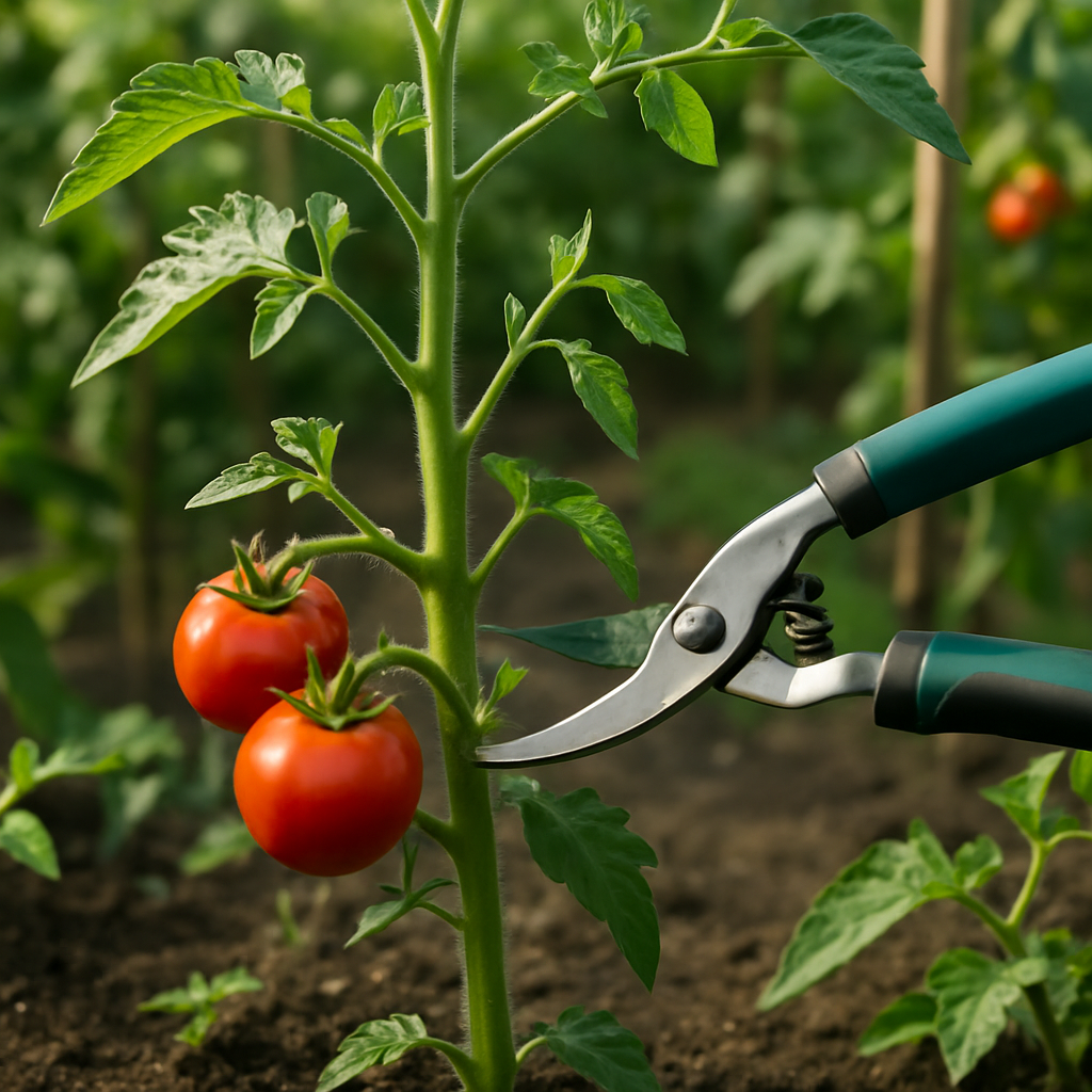 Step By Step Photo How To Prune Tomato Plants: Pruning Diagram for Beginners & Mistakes to Avoid for Maximum Yield
