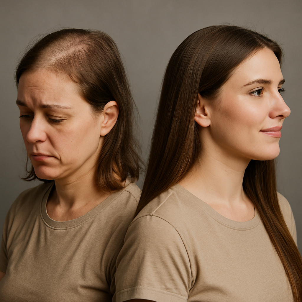What to Expect in Lustriva Hair Growth Before And After Results for Women with PCOS and Postpartum Hair Issues