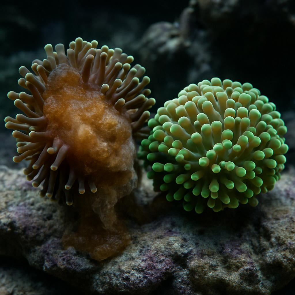 What Is Torch Coral Brown Jelly Disease and How Does It Affect Frogspawn and Lawn Symptoms?