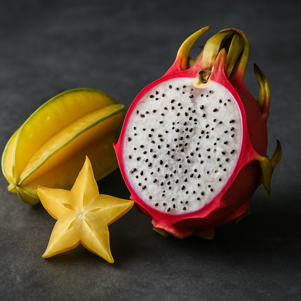 What Makes Star Fruit and Dragon Fruit Unique in Color, Taste, and Nutrition?