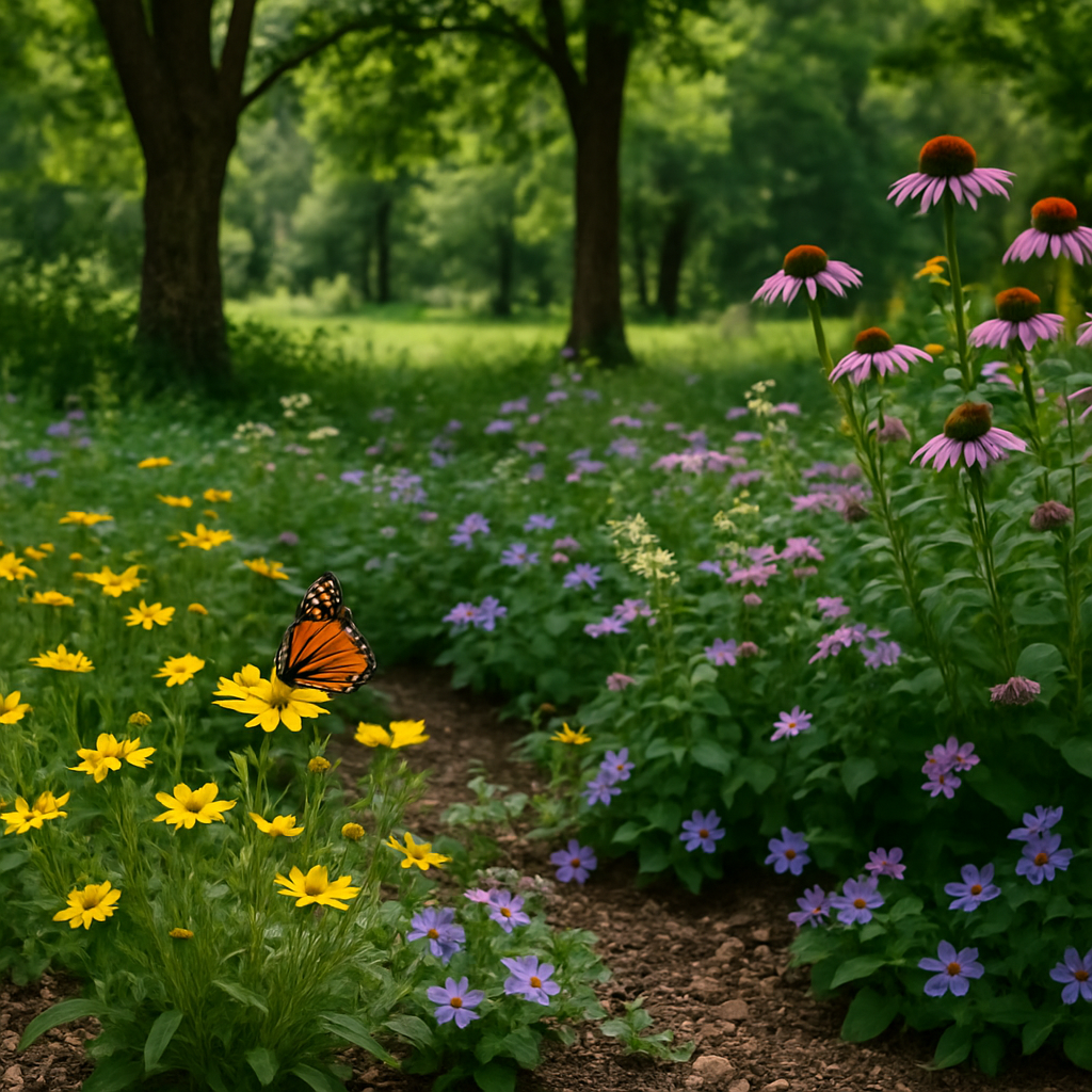 How to Use Low Growing Pollinator Plants in Native Gardens for Shade or Sun