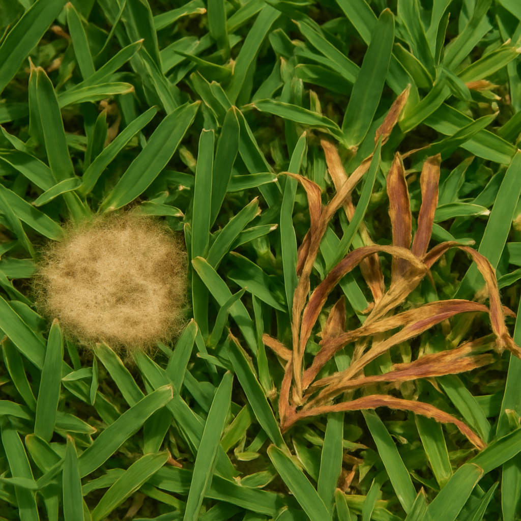 What to Look for in St Augustine Grass Diseases Pictures: Dollar Spot and Texas Orchard