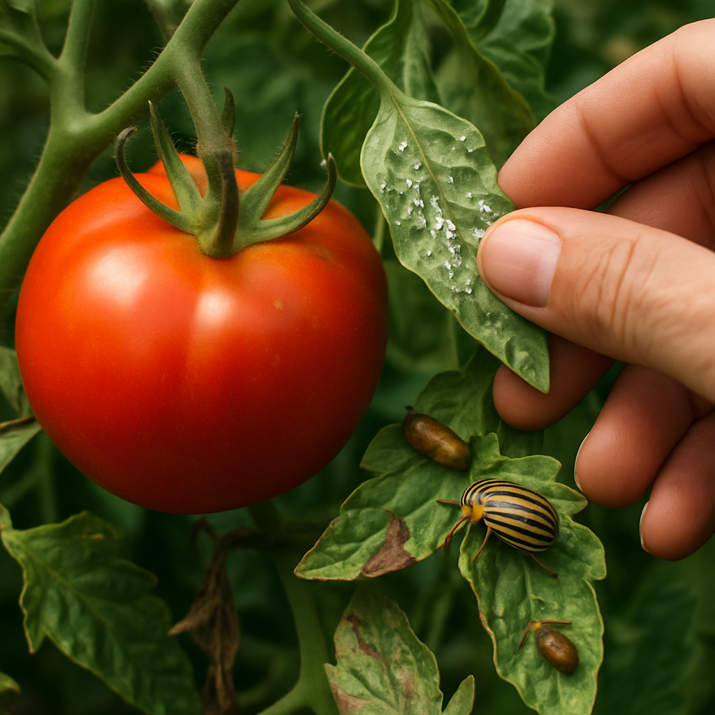 How to Identify and Control White Aphids on Tomato Plants and Other Common Garden Pests