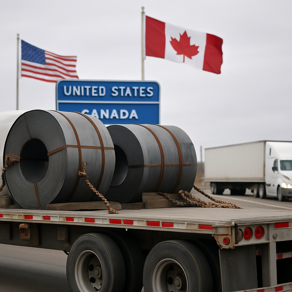 How Canadian Counter Tariffs on Semi Trailers Impact US Steel and Goods Imports