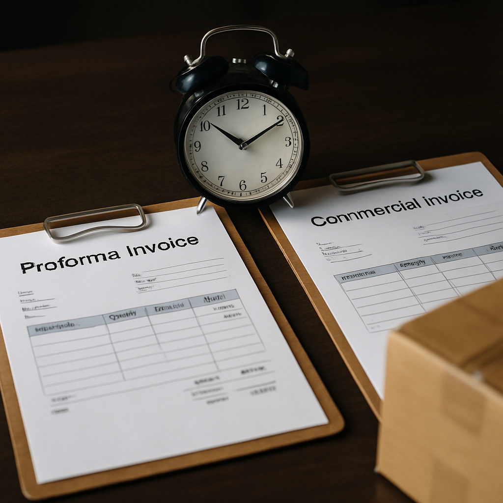 Proforma Invoice vs. Commercial Invoice: Differences, Timing, and Customs Use