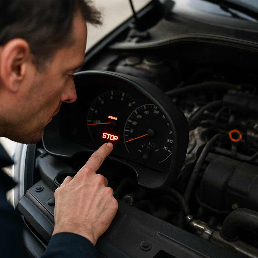 Oil Pressure Low—Stop Engine: What It Means, What to Do, and Common Causes