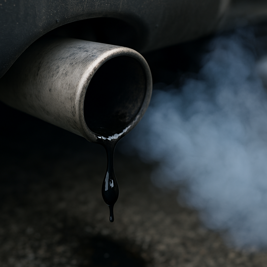 Oil Coming Out of the Exhaust Pipe: Causes, Blue Smoke, and What to Do