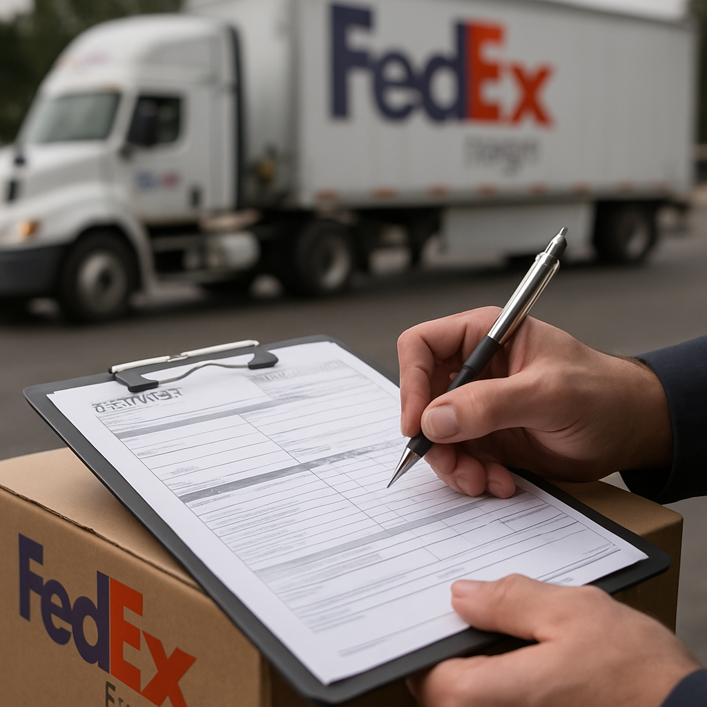 FedEx Freight Bill of Lading: How to Get the Form and Fill It Out