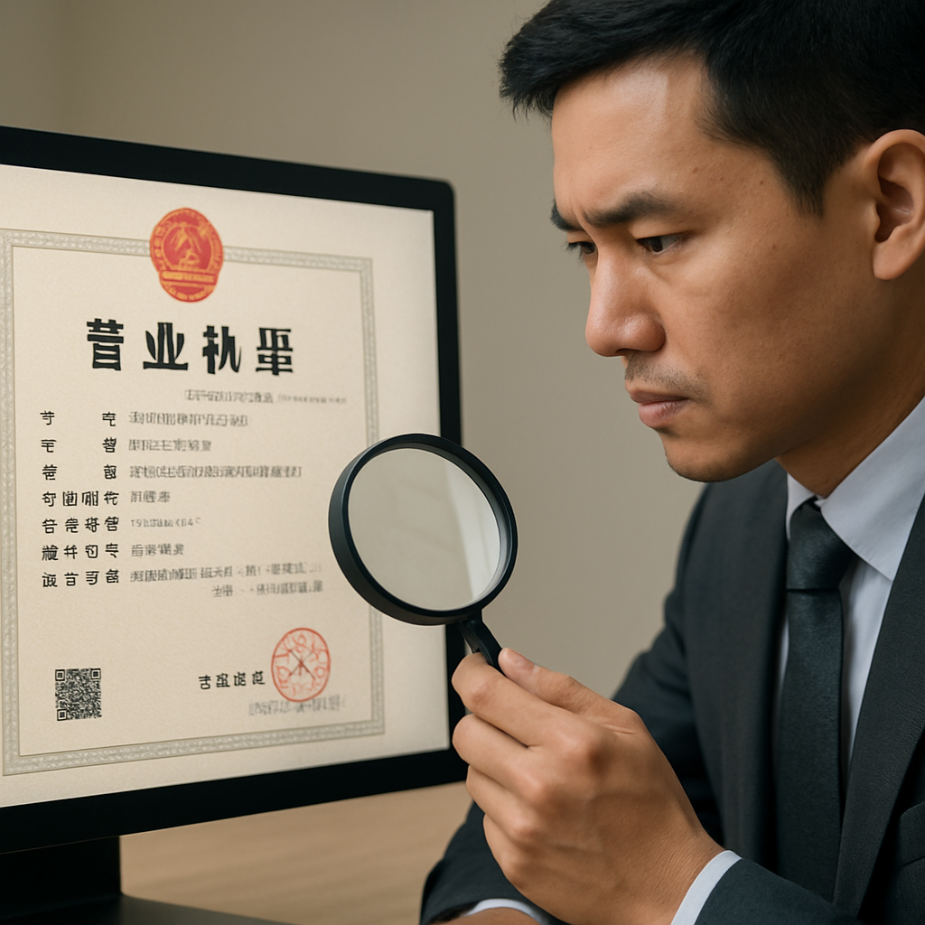 How to Verify a Chinese Business License Online: GSXT, USCC, and Fake-Document Red Flags