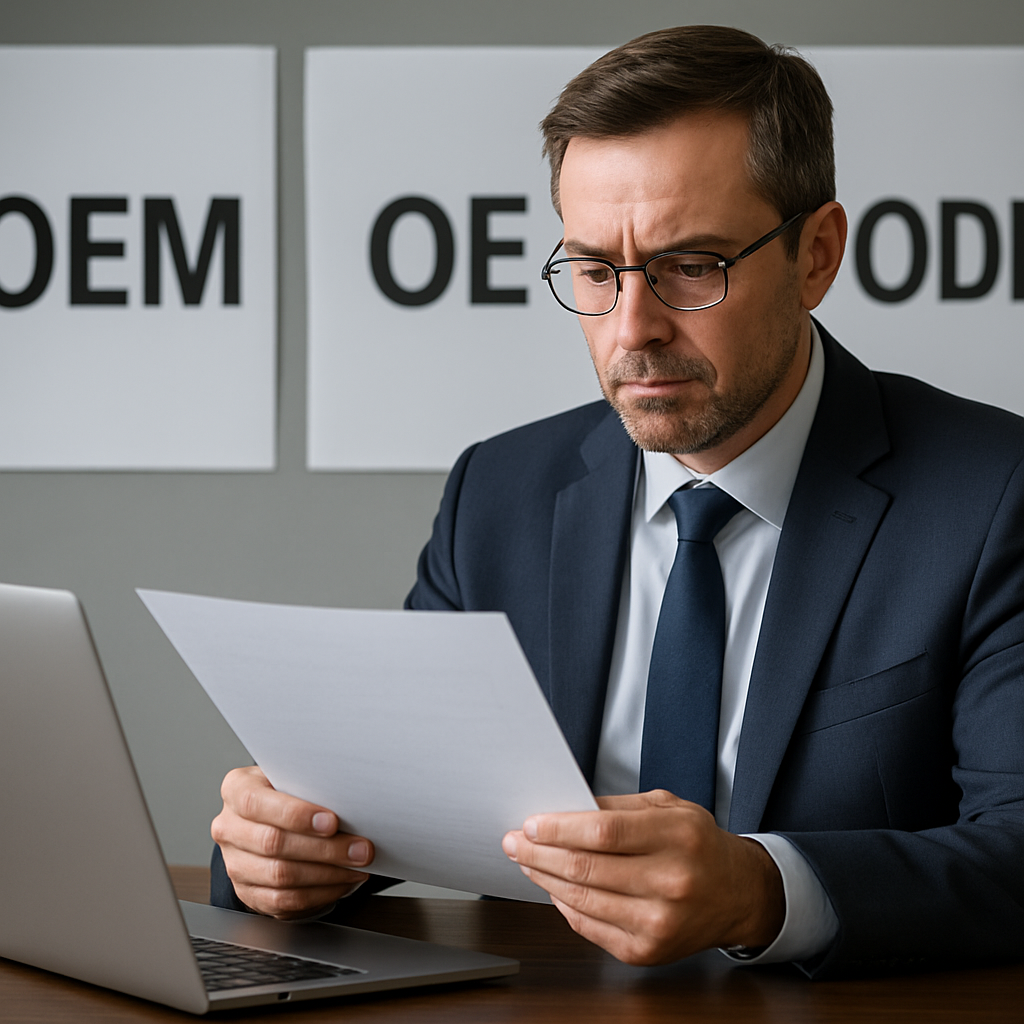 What Does OEM Stand For? Meaning, Examples, and How It Differs from OE and ODM